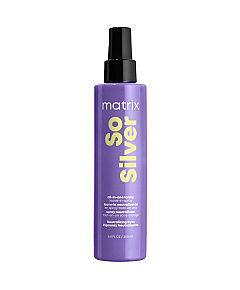 Matrix Total Results So Silver - Спрей для осветленных волос несмываемый 10 в 1 200 мл